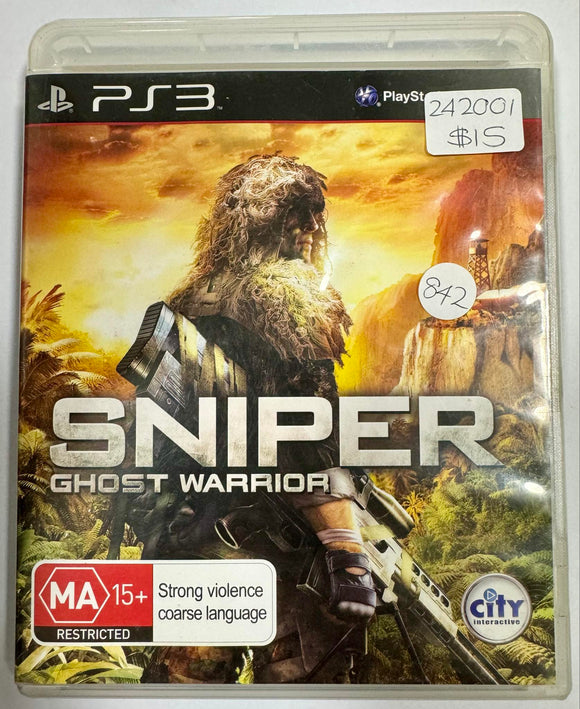 Sniper Ghost Warrior PS3 Game