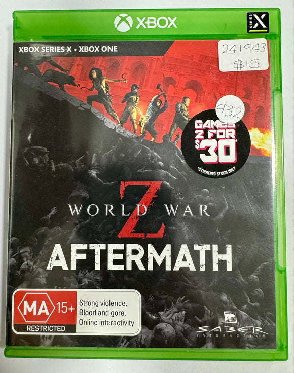 World War Z Aftermath Xbox Series X/Xbox One Game