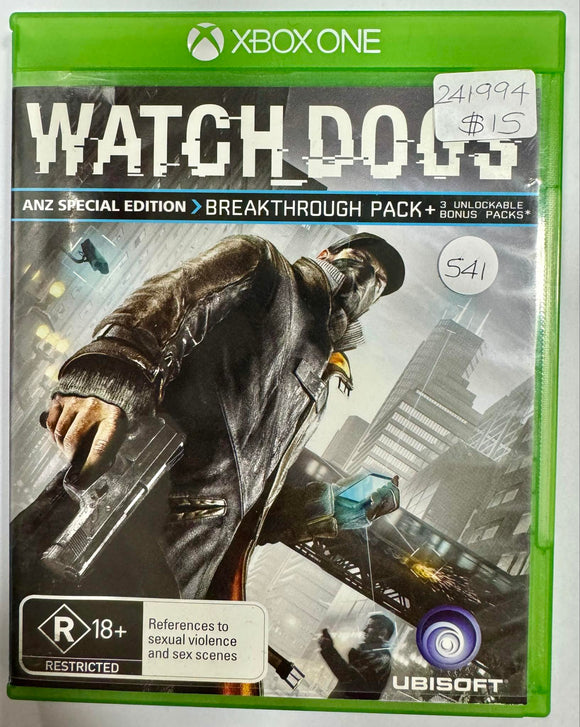 Watch Dogs Xbox One Game