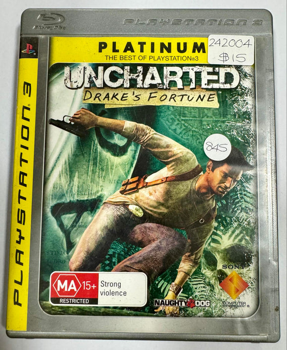 Uncharted Drake's Fortune PS3 Game