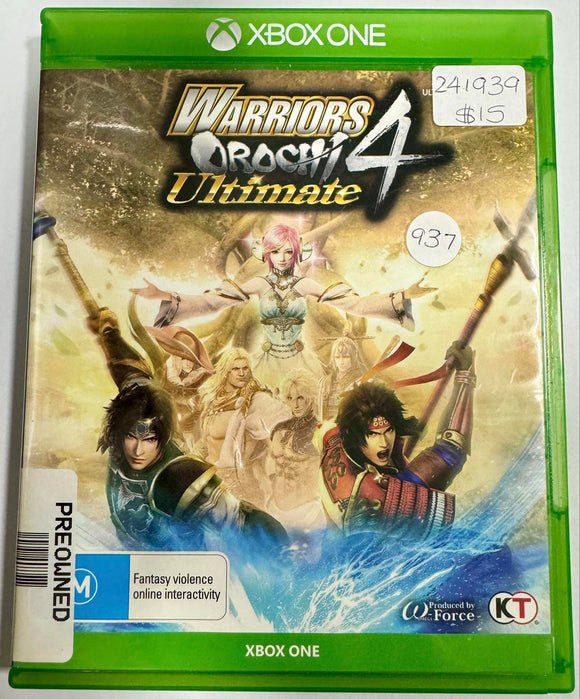 Warriors Orochi 4 Ultimate Xbox One Game
