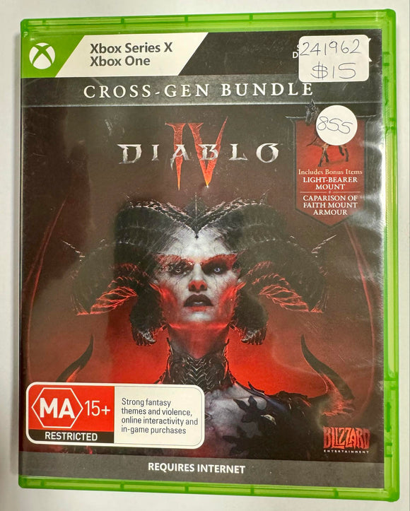Diablo 4  Xbox Series X/Xbox One Game
