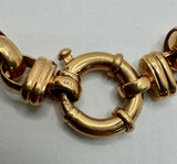 9ct Rose Gold Belcher Chain Necklace