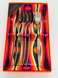 Wiltshire Cutlery Set of 8 Aztec Design