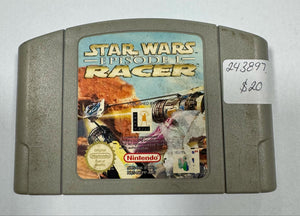 Nintendo 64 Game Star Wars Racer Episode 1