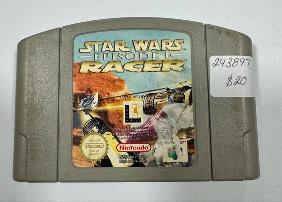 Nintendo 64 Game Star Wars Racer Episode 1