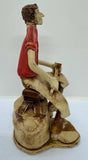 Handcrafted Clay Figurine of a Farrier
