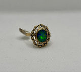 9ct Yellow Gold Opal Doublet Ring