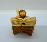 Vintage Resin Monk Figurines