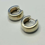 Sterling Silver Hinged Huggies