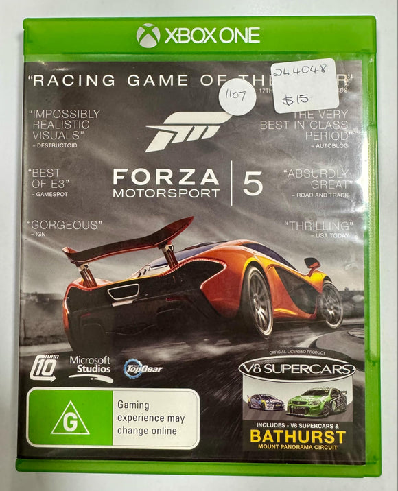 Forza Motorsport 5 Xbox One Game