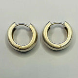Sterling Silver Hinged Huggies