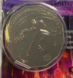 Melbourne 2006 Commonwealth Games 50 Cent Table Tennis Uncirculated
