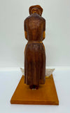 Vintage Kalbar Hand-carved Wooden Folk Art Sculpture