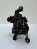 Handcrafted Wire and Glass Bead African Elephant Figurine