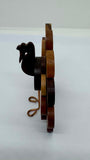 Jerry Krider Claywood Creations Wooden Turkey