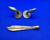 Tom's Silver Manufacture Cuff's and Tie Bar
