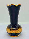 Vintage Cobalt Blue Limoges Vase
