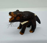 Wooden Hand-Carved Tasmanian Devil