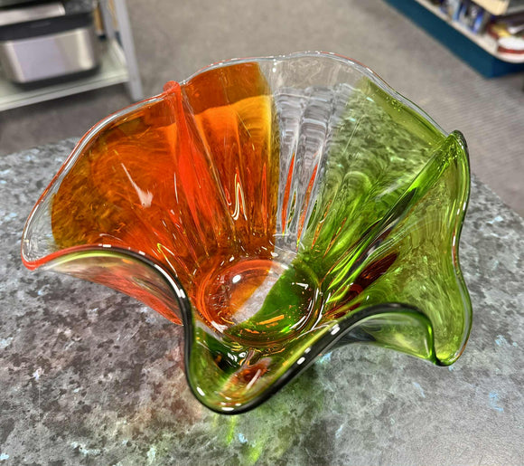 Retro Glass Bowl