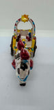 Hand-made & Hand-painted Ceramic Sicilian Cart with Horse