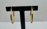 9ct Yellow Gold Hoop Earrings