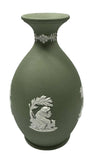 Vintage Wedgwood Jasperware Sage Green Bud Vase