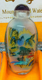 Vintage chinese Snuff Bottles "Mountains and Waters Of Four Seasons"