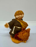 Vintage Resin Monk Figurines