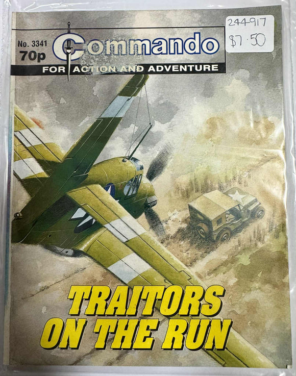 Commando Comic No.3341 Traitors on The Run