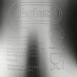 19L Ball Lock Keg with Rubber Base and Handle - NEW - Low2