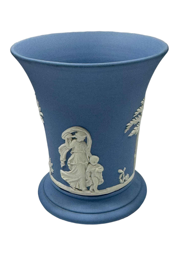 Vintage wedgwood Jasperware Blue Vase