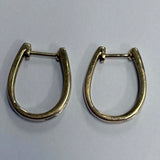 9ct Gold Diamond Huggie Earrings