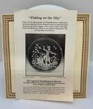 "Fishing on the Nile" The Legend Tutankhamun Plate