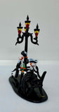 Original Murano Glass Venetian Couple Under Street Light