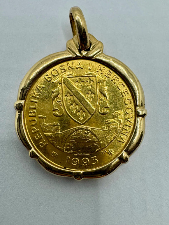 1993 Sarajevo Mosque Pendant