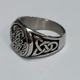 Stainless Steel Norse Yggdrasil/Tree of Life Celtic Ring