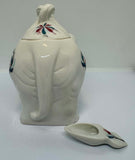 Elizabeth Arden Porcelain Elephant Jar