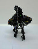 Handcrafted Wire and Glass Bead African Elephant Figurine