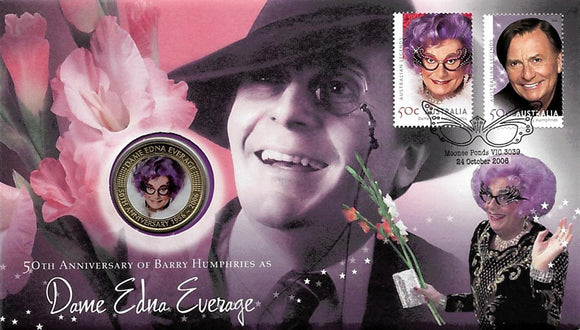 PNC 2006 50th Anniversary of Barry Humphries as Dame Edna Everage 50 Cents