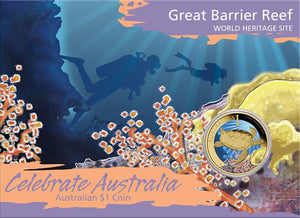 2010 Celebrate Australia Great Barrier Reef 1 Dollar