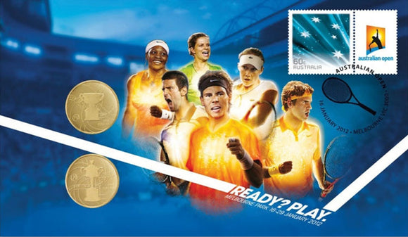 PNC 2012 Australian Open Ready Play One Dollar Coin Set