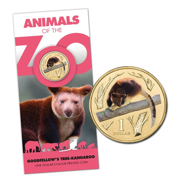 Coin RAM 2012 Animals of the Zoo Goodfellow's Tree-Kangaroo One Dollar Printed