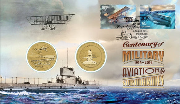 PNC 2014 Centenary of Military Aviation& Submarines Issue 11