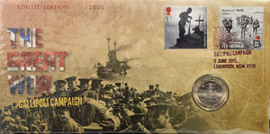 PNC 2015 The Great War Gallipoli Campaign Limited Edition 2338/2500