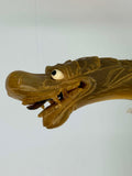 Jade Handled Walking Stick With Snake Head