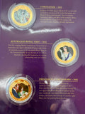Queen Elizabeth Coin Collection Set In Folder With Certificates