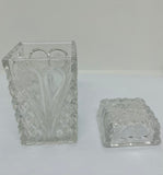 Antique English Lidded Glass Box from George Davidson & Company