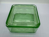 Depression Glass Butter Dish