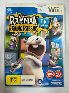 Rayman Raving Rabbids Tv Party Wii Game